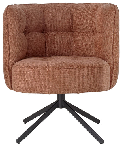 Odin Rust diningchair legacy 6 deepterra black leg