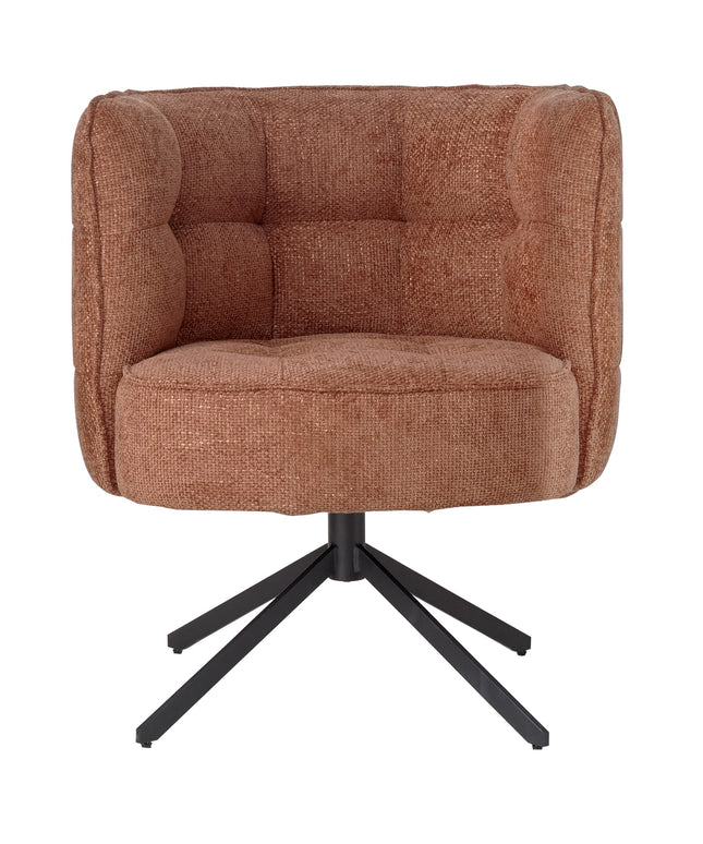 Odin Rust diningchair legacy 6 deepterra black leg