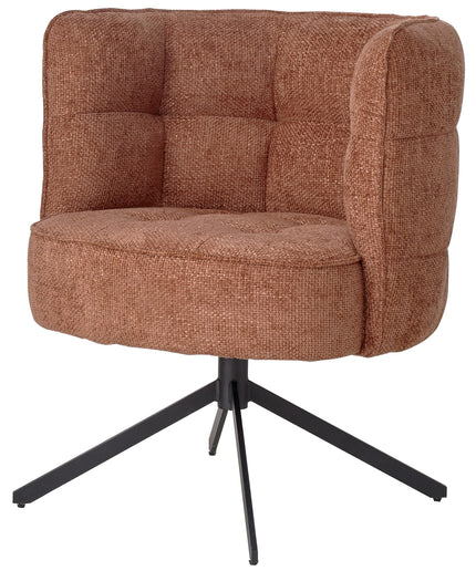 Odin Rust diningchair legacy 6 deepterra black leg