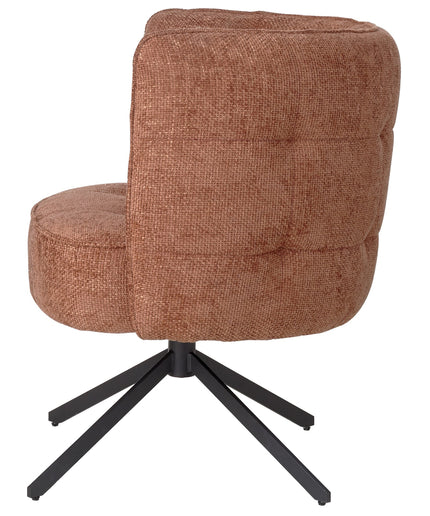 Odin Rust diningchair legacy 6 deepterra black leg