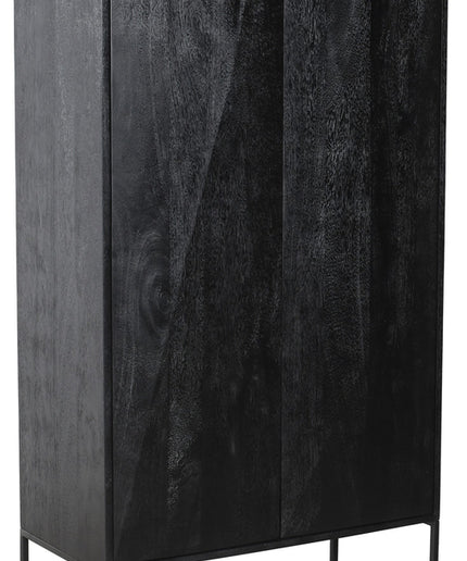 Onyx cabinet black 2 drs