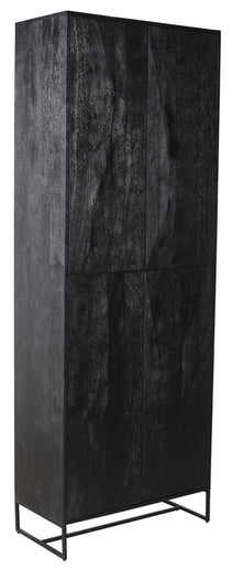 Onyx Cabinet black 4 drs