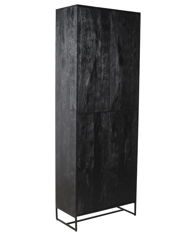 Onyx Cabinet black 4 drs