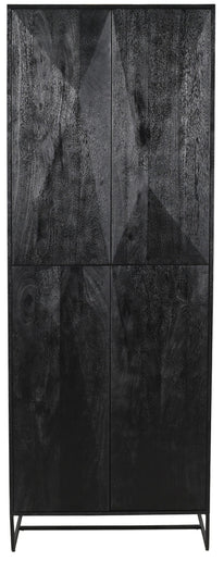 Onyx Cabinet black 4 drs