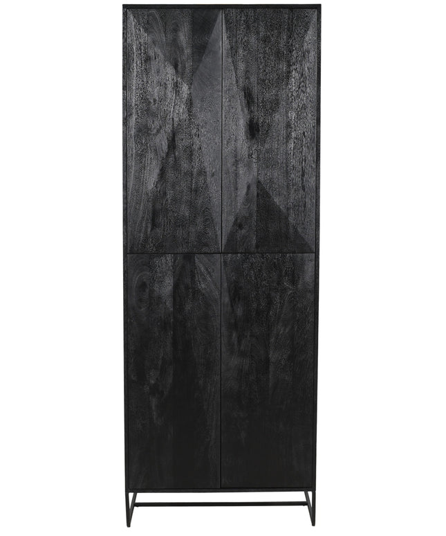 Onyx Cabinet black 4 drs