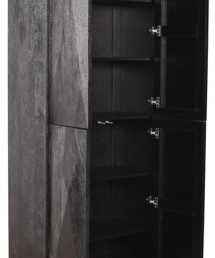 Onyx Cabinet black 4 drs
