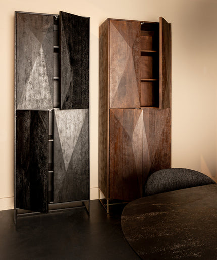 Onyx Cabinet black 4 drs