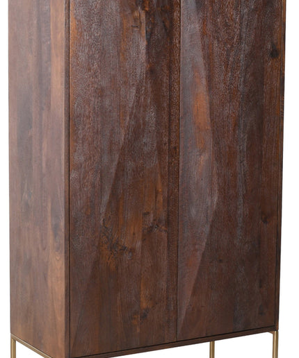 Onyx cabinet brown 2 drs