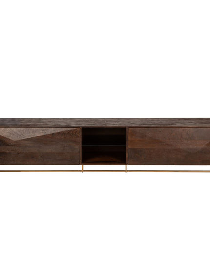Onyx TV Cabinet Brown/Gold