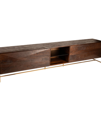 Onyx TV Cabinet Brown/Gold