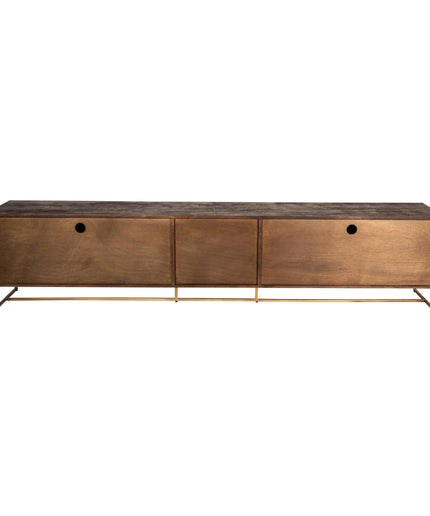Onyx TV Cabinet Brown/Gold