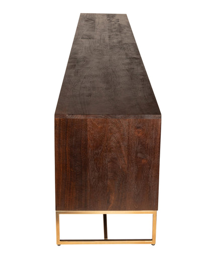 Onyx TV Cabinet Brown/Gold