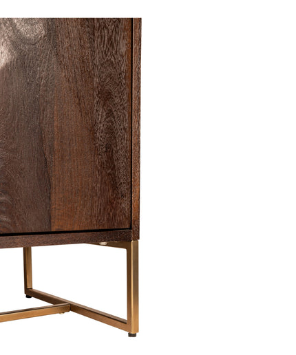 Onyx TV Cabinet Brown/Gold