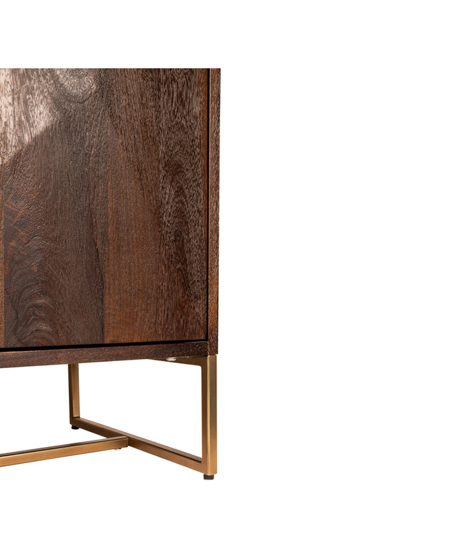 Onyx TV Cabinet Brown/Gold
