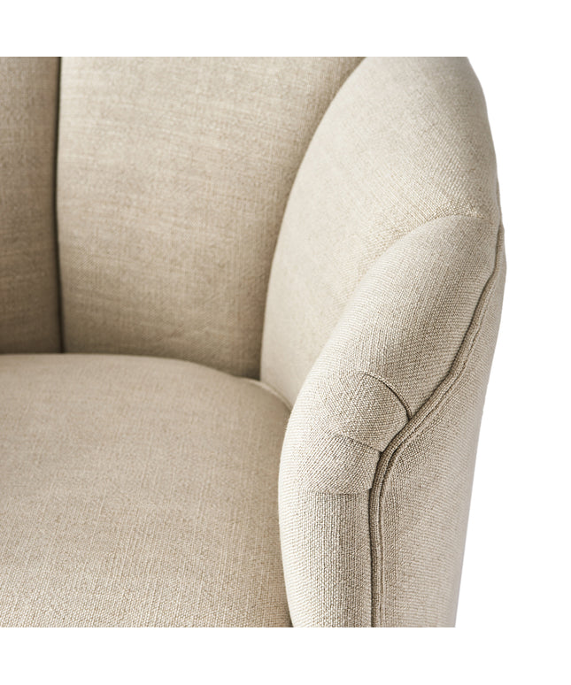 Rue Royale Armchair Linen FabFlax