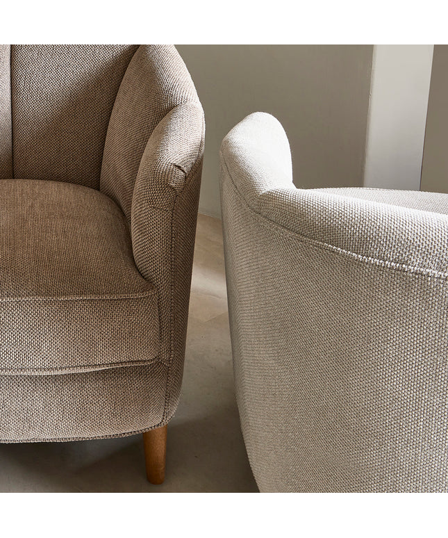 Rue Royale Armchair Melting Silver