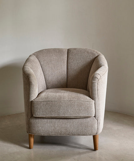 Rue Royale Armchair Melting Silver