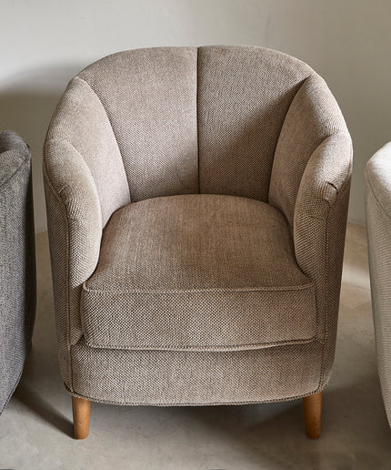 Rue Royale Armchair Melting Silver
