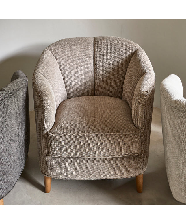 Rue Royale Armchair Melting Silver