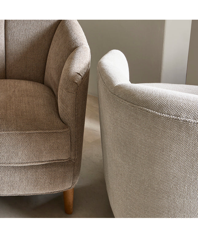 Rue Royale Armchair Melting Silver