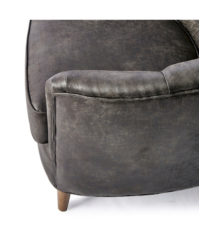 Rue Royale Armchair Pel Espresso