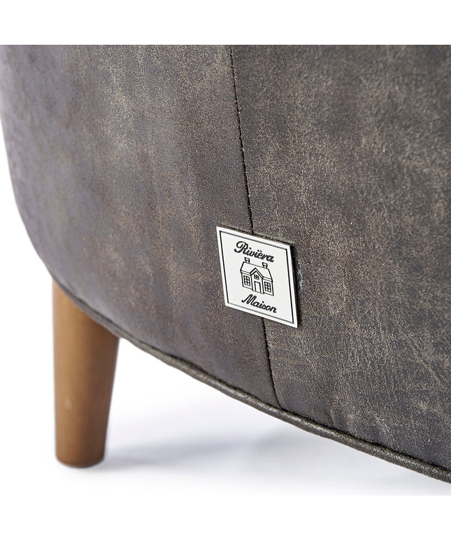 Rue Royale Armchair Pel Espresso