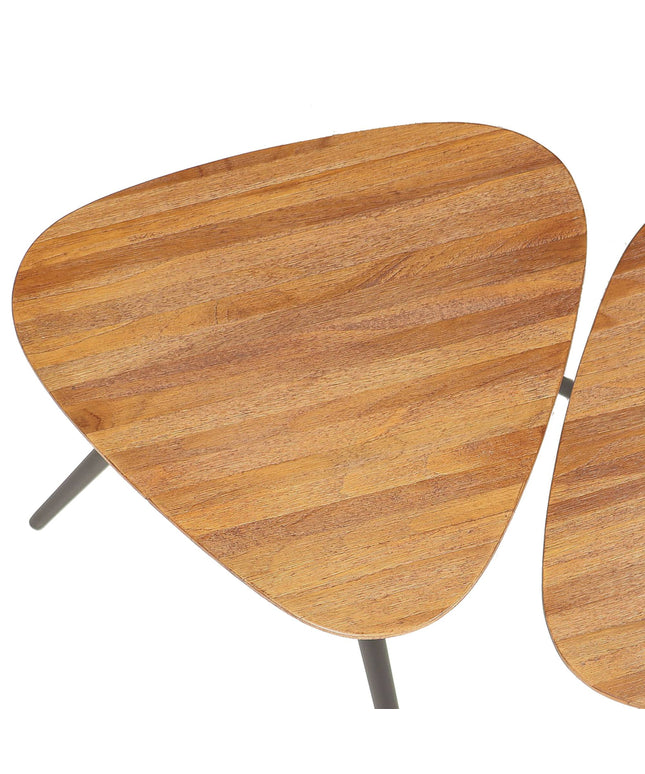 Rupert Naturel recycled teak wood coffee table SV2