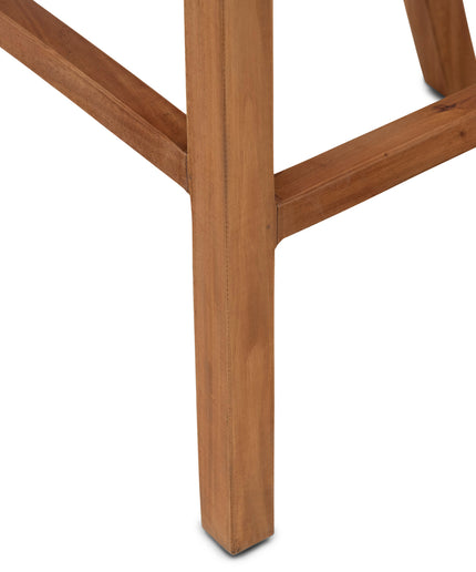 Rustic Rattan Bar Stool