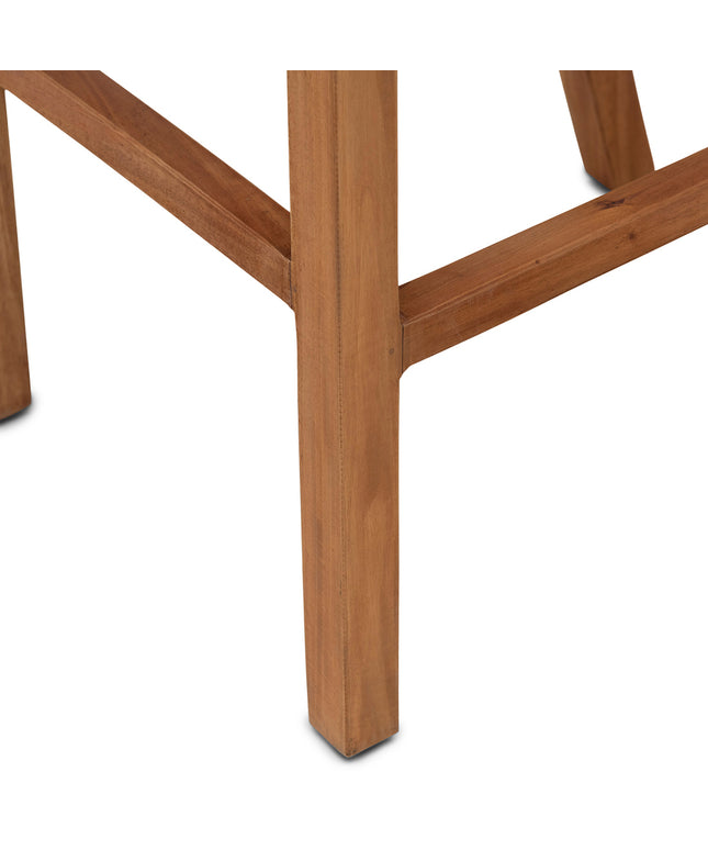 Rustic Rattan Bar Stool