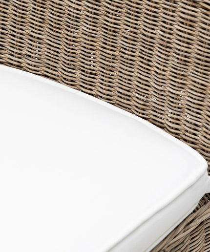Rustic Rattan Bar Stool