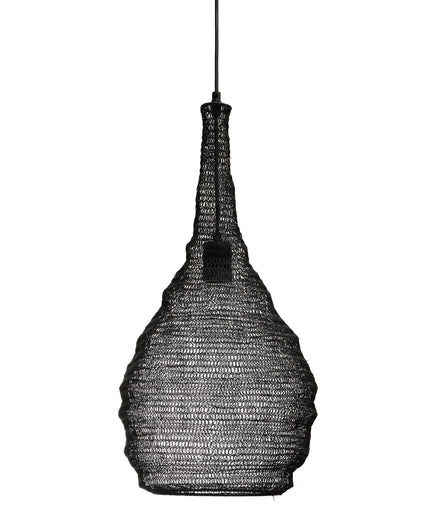 Sarsa Black iron hanging lamp wire design