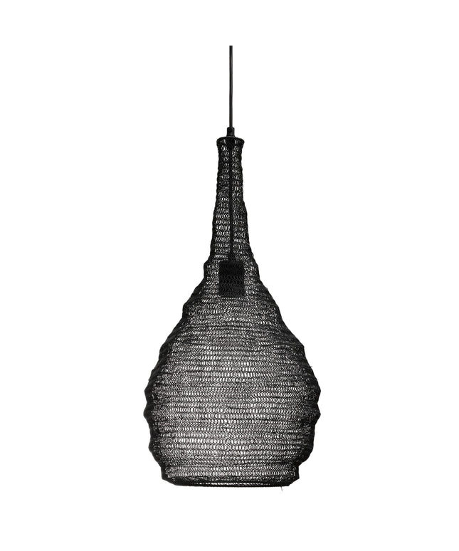 Sarsa Black iron hanging lamp wire design