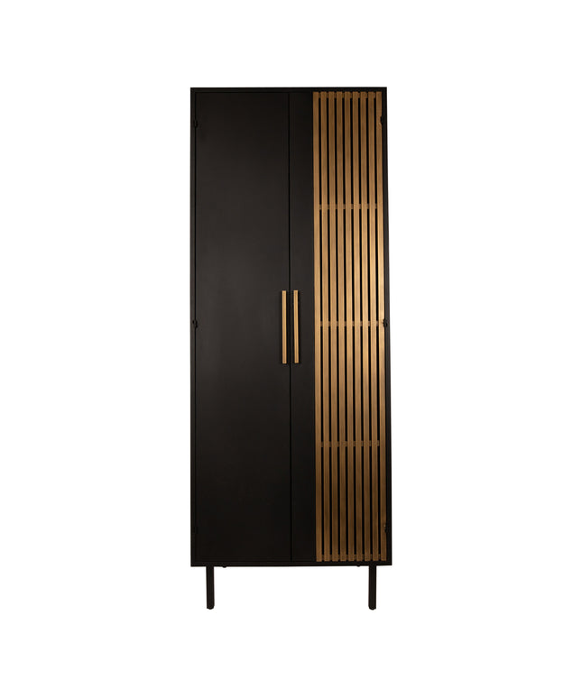 Sayan cabinet black and gold