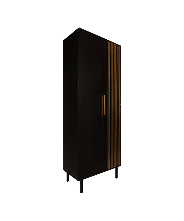 Sayan cabinet black and gold