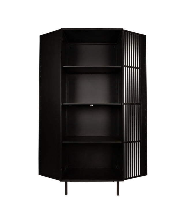 Sayan cabinet black and gold