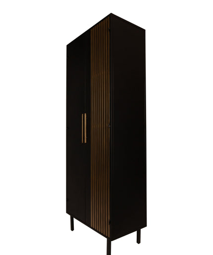 Sayan cabinet black and gold