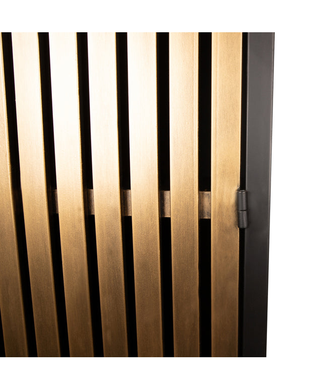 Sayan cabinet black and gold