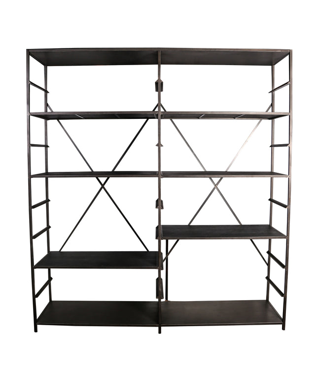 shop Furniture metal cabinet 6 Veneer shelves