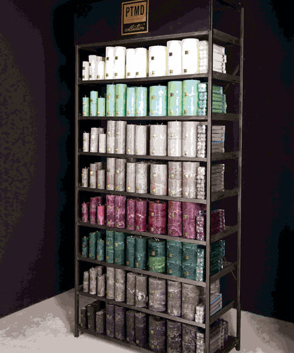 Shop Furniture metal candle cabinet veneer shelves