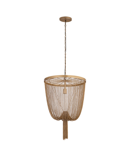 Solan Gold iron chains round hanging lamp S
