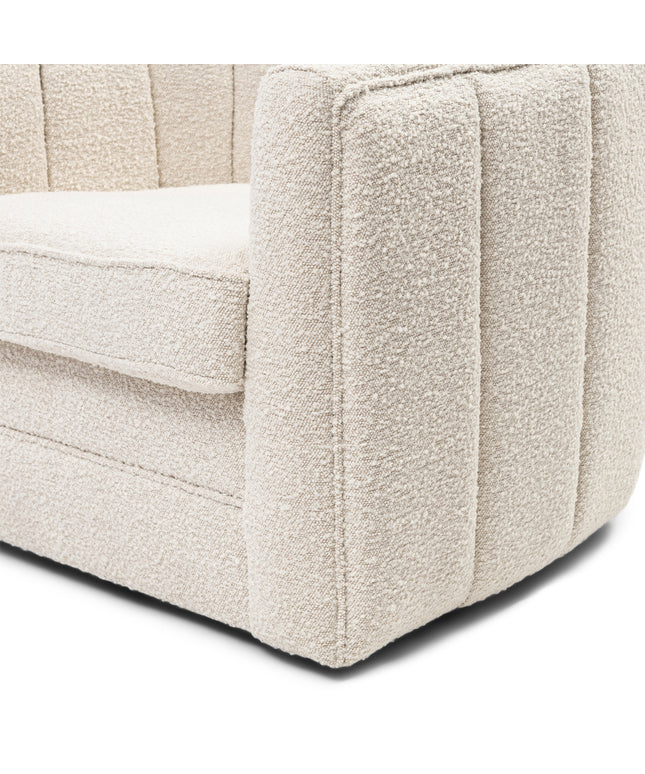 St. Lewis Swivel Armchair WhiteSand