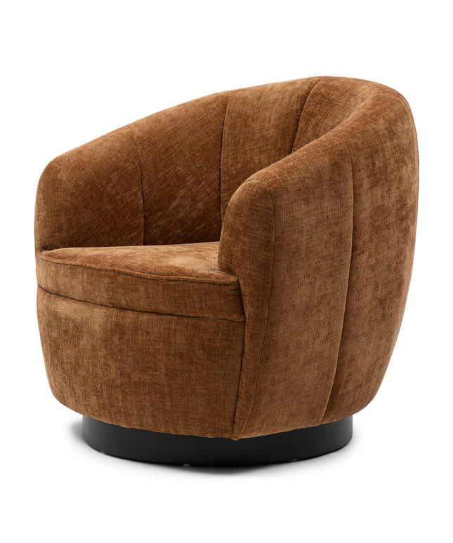 The Countess Swivel AC Maroon Brown