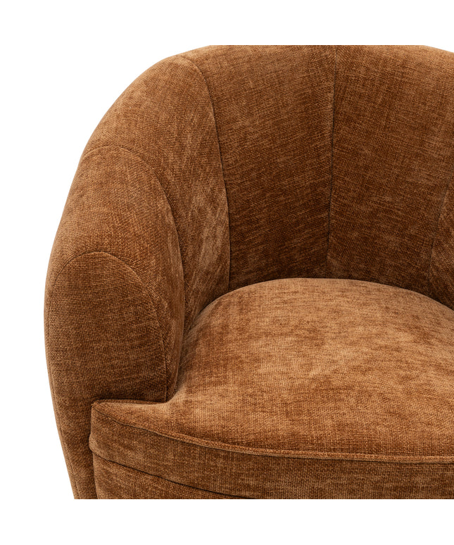 The Countess Swivel AC Maroon Brown