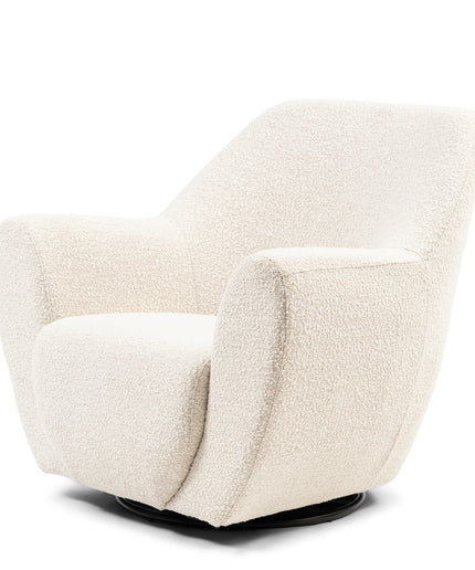 The Jill Swivel Chair White Sand