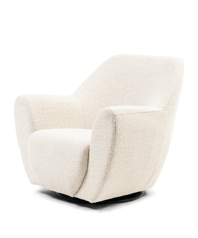 The Jill Swivel Chair White Sand