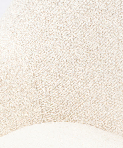 The Jill Swivel Chair White Sand