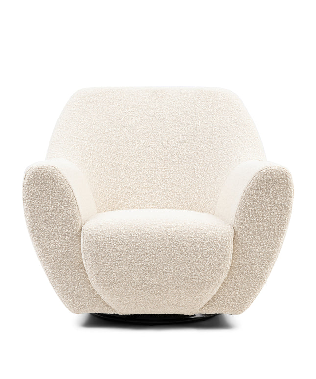 The Jill Swivel Chair White Sand