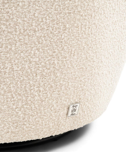 The Jill Swivel Chair White Sand