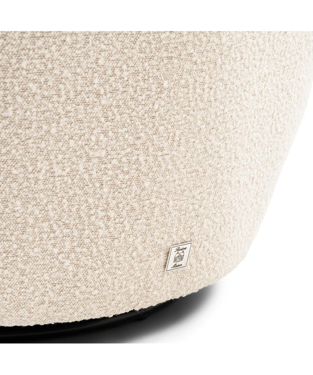 The Jill Swivel Chair White Sand