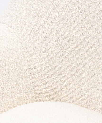 The Jill Swivel Chair White Sand